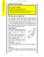 Preview for 24 page of Parkinson Cowan LYRIC 50M1 Operating And Installation Instructions