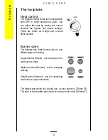 Предварительный просмотр 8 страницы Parkinson Cowan Lyric 55 GS Owner'S And Installation Manual