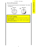 Предварительный просмотр 5 страницы Parkinson Cowan Lyric 55GS1 Operating And Installation Instructions