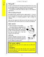 Предварительный просмотр 6 страницы Parkinson Cowan Lyric 55GS1 Operating And Installation Instructions