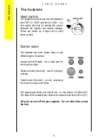 Предварительный просмотр 8 страницы Parkinson Cowan Lyric 55GS1 Operating And Installation Instructions