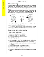 Предварительный просмотр 16 страницы Parkinson Cowan Lyric 55GS1 Operating And Installation Instructions