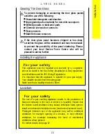 Предварительный просмотр 23 страницы Parkinson Cowan Lyric 55GS1 Operating And Installation Instructions