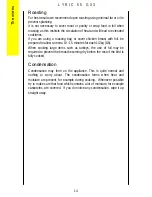 Preview for 14 page of Parkinson Cowan Lyric 55GX3 Operating And Installation Instructions