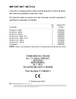 Preview for 48 page of Parkinson Cowan Lyric 55GX3 Operating And Installation Instructions