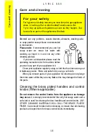 Preview for 18 page of Parkinson Cowan Lyric 55V Operating And Installation Instructions