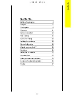 Preview for 3 page of Parkinson Cowan Lyric 55V1 Operating And Installation Instructions