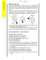 Preview for 16 page of Parkinson Cowan Lyric 55V1 Operating And Installation Instructions