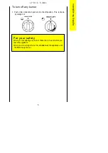 Preview for 5 page of Parkinson Cowan LYRIC L50M1WN Operating And Installation Instructions