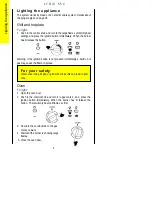 Preview for 4 page of Parkinson Cowan Lyric L55VWN Operating And Installation Instructions