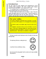 Preview for 2 page of Parkinson Cowan Metropolitan Owner'S And Installation Manual