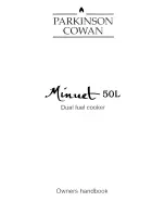 Parkinson Cowan Minuet 50L Owner'S Handbook Manual предпросмотр