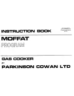 Parkinson Cowan Moffat Program D1260AO Instruction Book preview