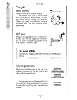 Предварительный просмотр 6 страницы Parkinson Cowan Plaza U04260 Owner'S Handbook Manual