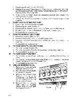 Preview for 56 page of Parkinson Cowan PROGRAM Instruction Book