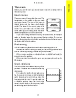 Предварительный просмотр 13 страницы Parkinson Cowan R G 5 0 M Operating And Installation Instructions