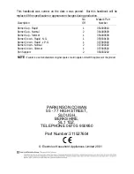 Предварительный просмотр 40 страницы Parkinson Cowan R G 5 0 M Operating And Installation Instructions