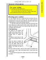 Предварительный просмотр 27 страницы Parkinson Cowan RENOWN DELUXE SI Installation And Owner'S Instructions