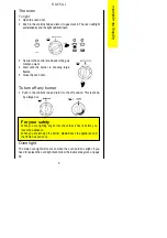 Preview for 5 page of Parkinson Cowan Renown RG55GLWN Operating And Installation Instructions