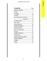 Preview for 3 page of Parkinson Cowan Renown RG60DL Operating And Installation Instructions