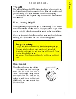 Preview for 7 page of Parkinson Cowan Renown RG60DL Operating And Installation Instructions