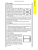 Preview for 13 page of Parkinson Cowan Renown RG60DL Operating And Installation Instructions