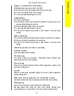 Preview for 27 page of Parkinson Cowan Renown RG60DL Operating And Installation Instructions