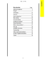 Preview for 3 page of Parkinson Cowan SG 305 Operating And Installation Instructions