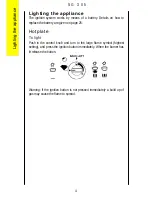 Preview for 4 page of Parkinson Cowan SG 305 Operating And Installation Instructions