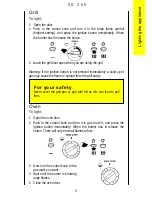 Preview for 5 page of Parkinson Cowan SG 305 Operating And Installation Instructions