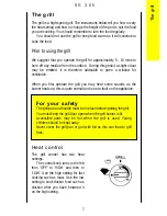 Preview for 7 page of Parkinson Cowan SG 305 Operating And Installation Instructions