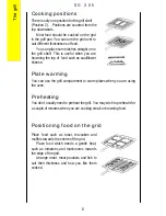 Preview for 8 page of Parkinson Cowan SG 305 Operating And Installation Instructions