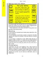 Preview for 14 page of Parkinson Cowan SG 305 Operating And Installation Instructions