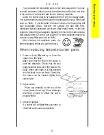 Preview for 21 page of Parkinson Cowan SG 305 Operating And Installation Instructions