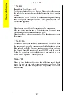 Preview for 22 page of Parkinson Cowan SG 305 Operating And Installation Instructions