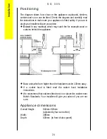 Preview for 24 page of Parkinson Cowan SG 305 Operating And Installation Instructions