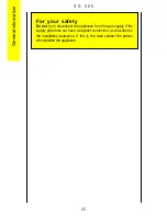 Preview for 26 page of Parkinson Cowan SG 305 Operating And Installation Instructions