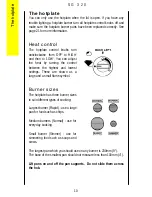 Preview for 10 page of Parkinson Cowan SG 320 Operating And Installation Instructions