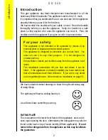 Предварительный просмотр 2 страницы Parkinson Cowan SG 340 Operating And Installation Instructions