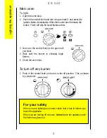 Предварительный просмотр 6 страницы Parkinson Cowan SG 340 Operating And Installation Instructions