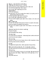 Предварительный просмотр 23 страницы Parkinson Cowan SG 340 Operating And Installation Instructions