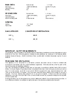 Предварительный просмотр 40 страницы Parkinson Cowan SG 340 Operating And Installation Instructions