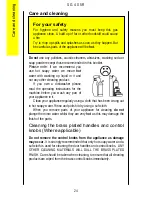 Preview for 24 page of Parkinson Cowan SG 405 R Operating And Installation Instructions