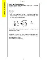 Предварительный просмотр 4 страницы Parkinson Cowan SG 550 Operating And Installation Instructions