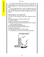 Предварительный просмотр 34 страницы Parkinson Cowan SG 550 Operating And Installation Instructions