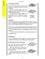 Preview for 8 page of Parkinson Cowan SG 553 Operating And Installation Instructions