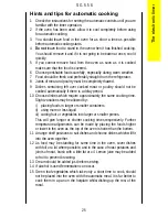 Preview for 25 page of Parkinson Cowan SG 556 Operating And Installation Instructions