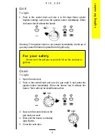 Предварительный просмотр 5 страницы Parkinson Cowan SIG 306 Operating And Installation Instructions