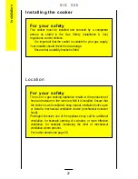 Предварительный просмотр 22 страницы Parkinson Cowan SIG 306 Operating And Installation Instructions