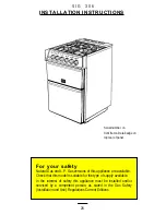 Предварительный просмотр 28 страницы Parkinson Cowan SIG 306 Operating And Installation Instructions